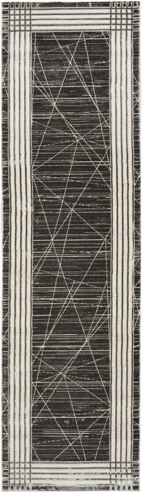 Nourison Desire DSR01 Runner Rug - Charcoal & Silver