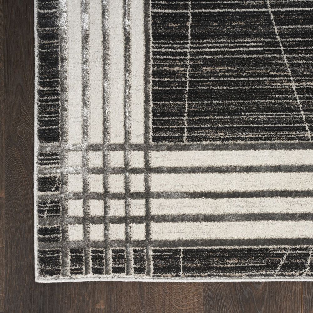 Nourison Desire DSR01 Rug - Charcoal & Silver