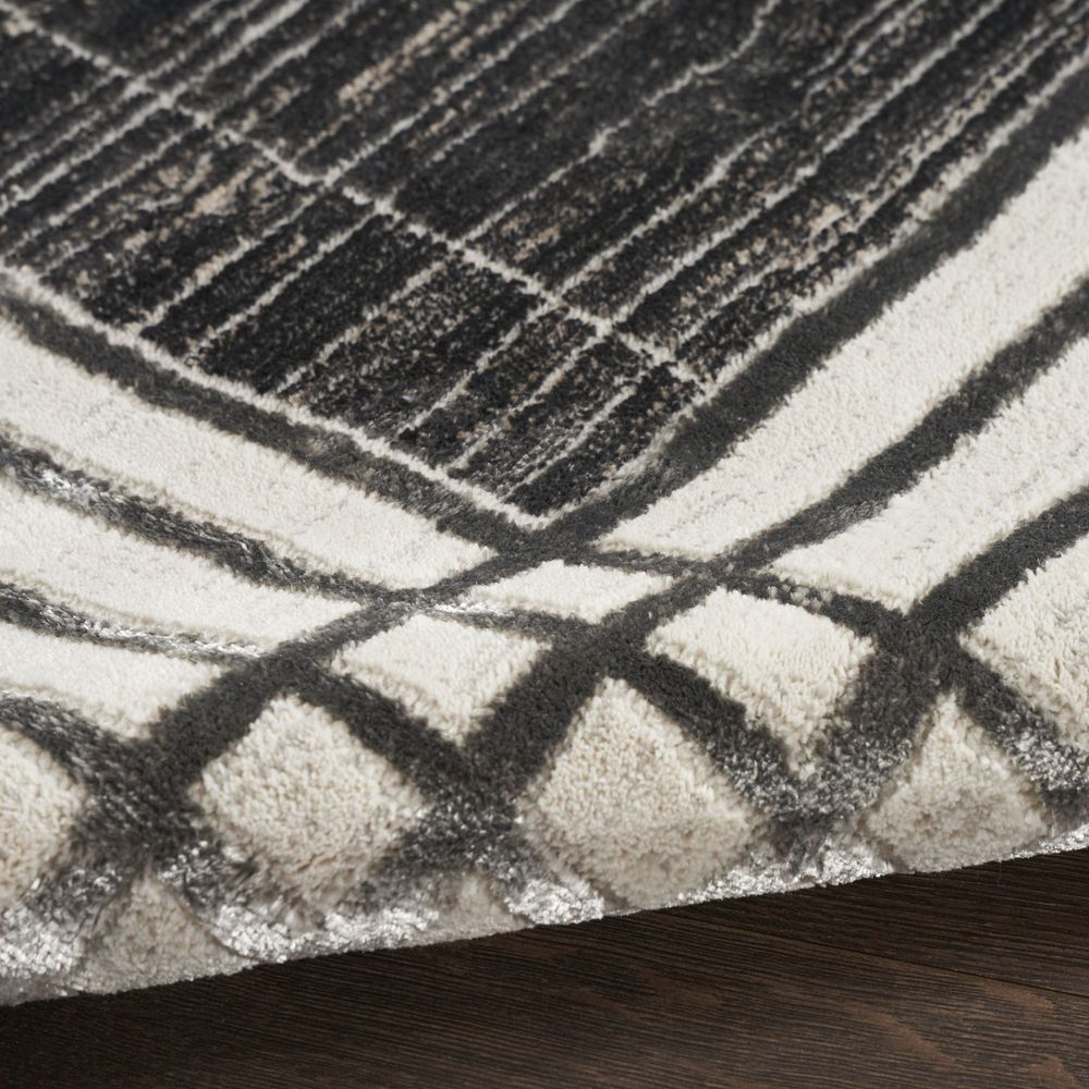 Nourison Desire DSR01 Rug - Charcoal & Silver