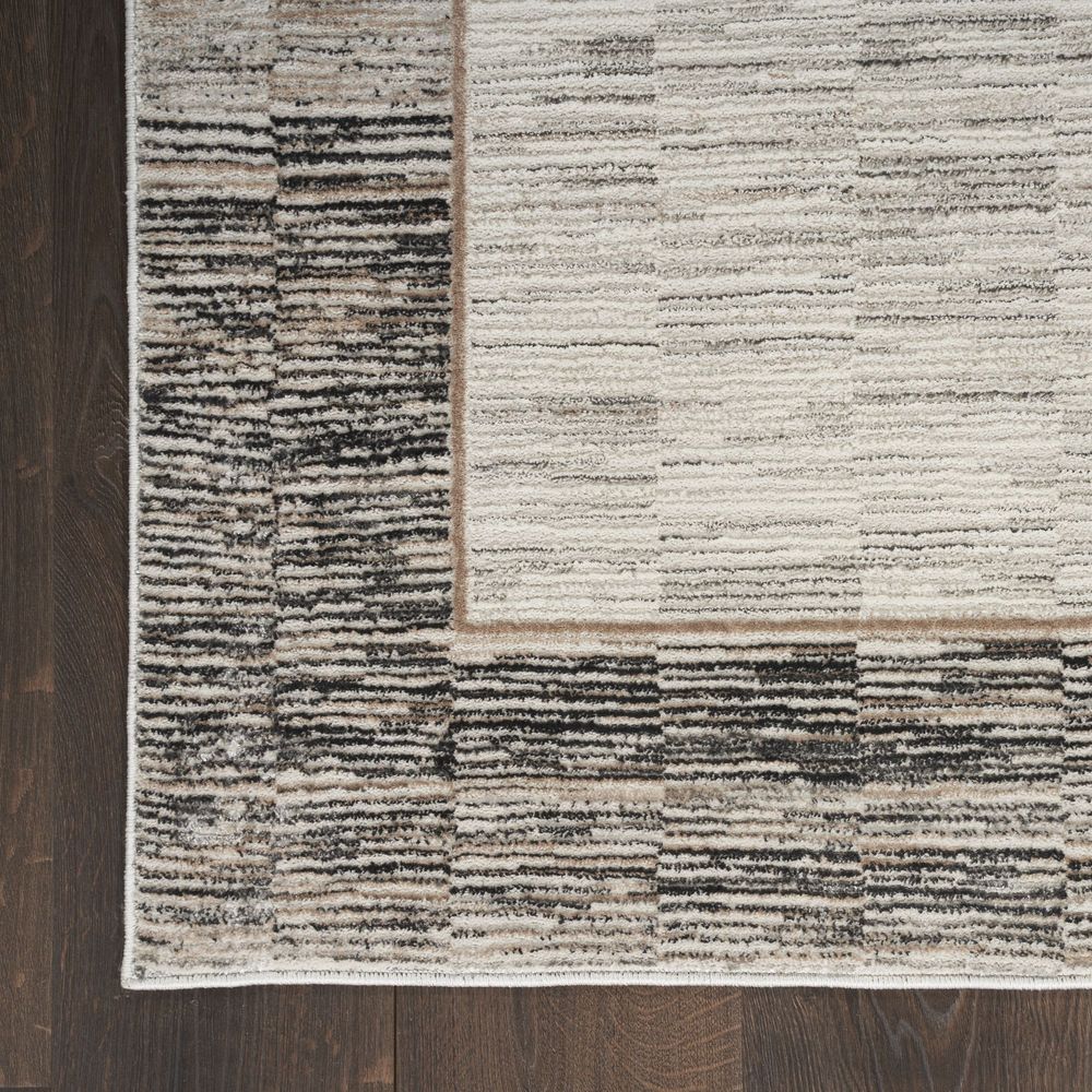 Nourison Desire DSR02 Rug - Grey & Black