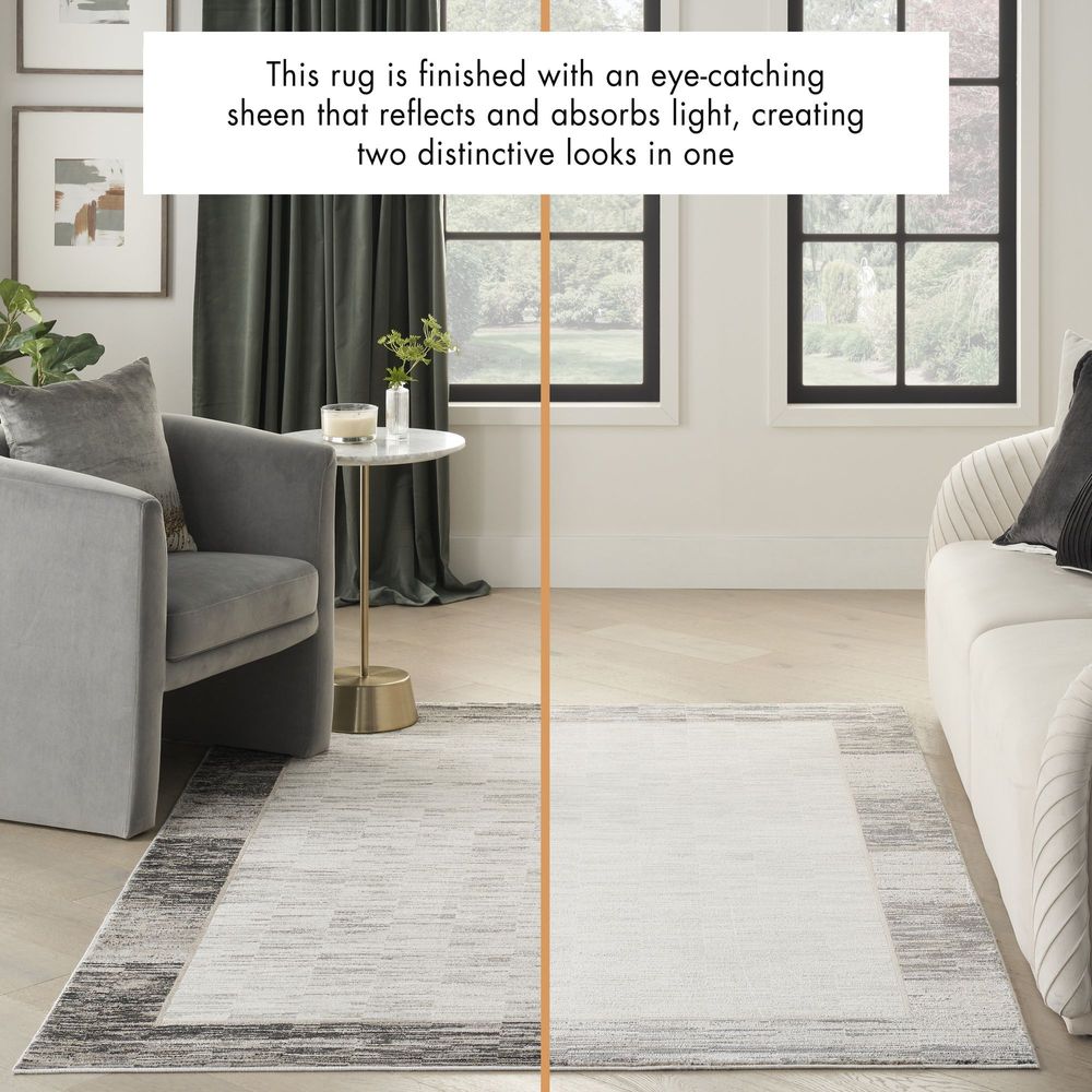 Nourison Desire DSR02 Rug - Grey & Black