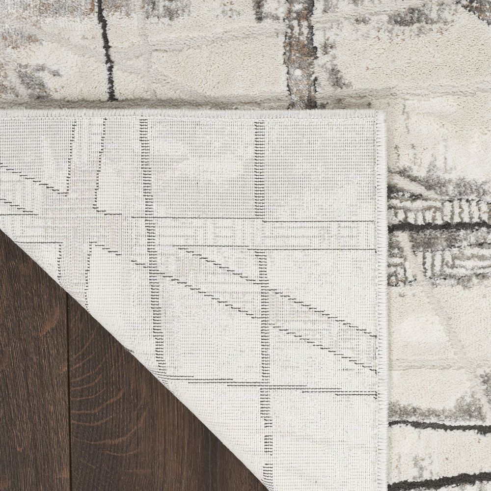 Nourison Desire DSR03 Runner Rug - Grey & Silver