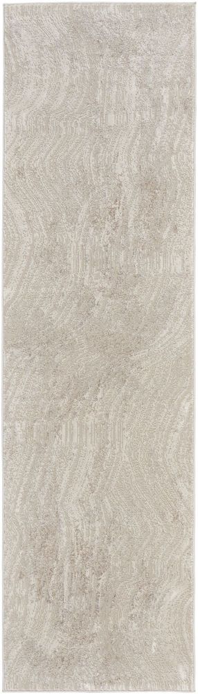 Calvin Klein CK024 Irradiant IRR04 Runner Rug - Silver & Grey