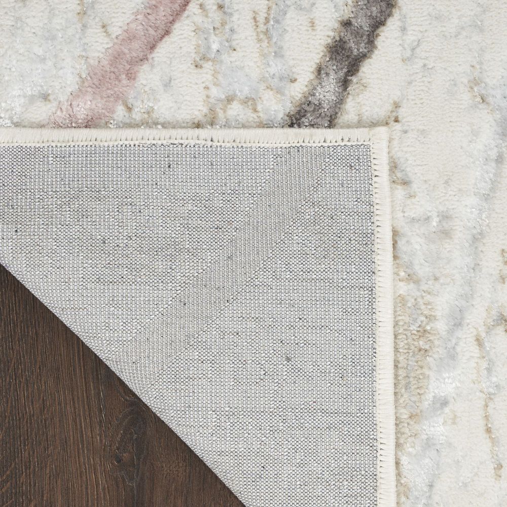 Nourison Glitz GLZ01 Runner Rug - Ivory & Multicolour