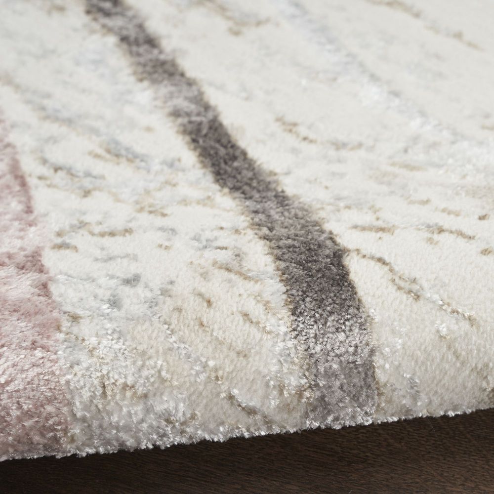 Nourison Glitz GLZ01 Runner Rug - Ivory & Multicolour