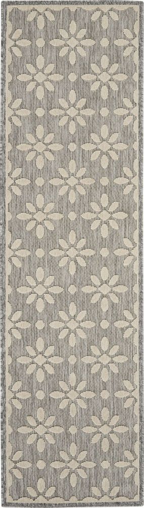 Nourison Cozumel CZM03 Runner Rug - Grey