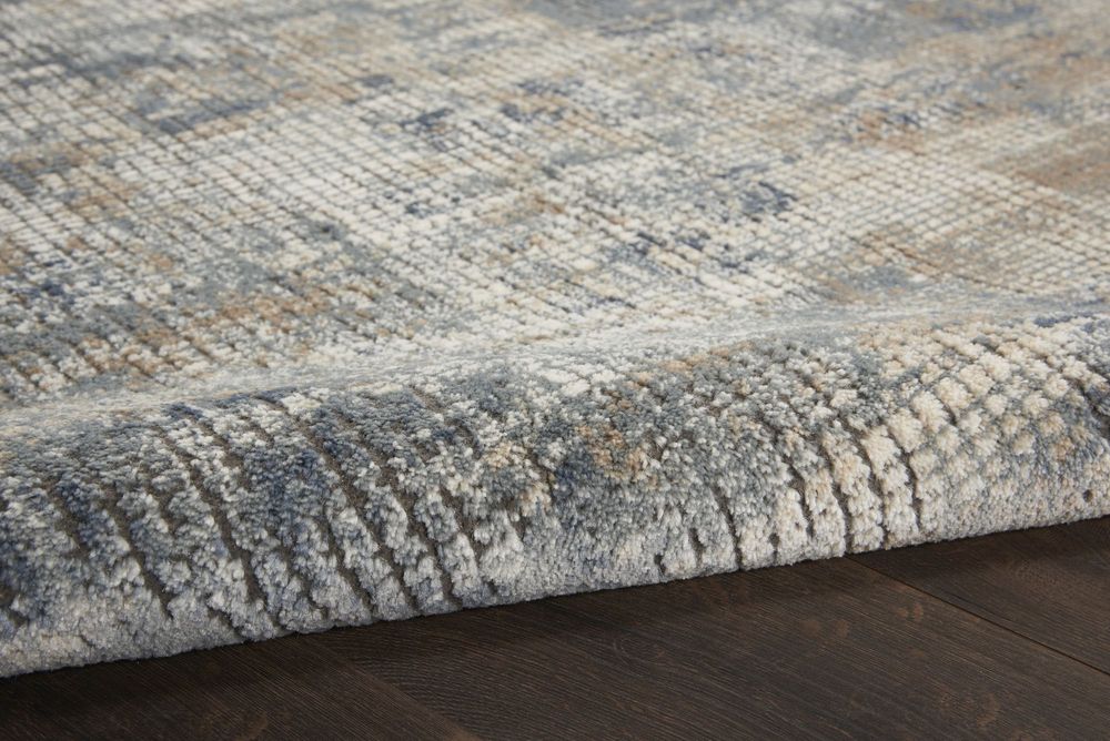 Nourison Quarry QUA02 Runner Rug - Blue & Beige