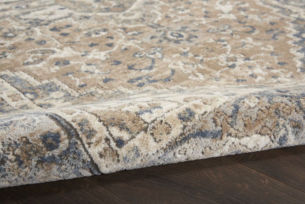 Nourison Quarry QUA05 Runner Rug - Beige & Grey