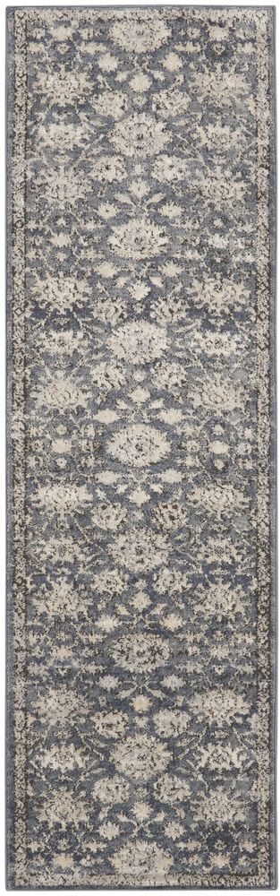 Nourison Quarry QUA06 Runner Rug - Blue & Beige