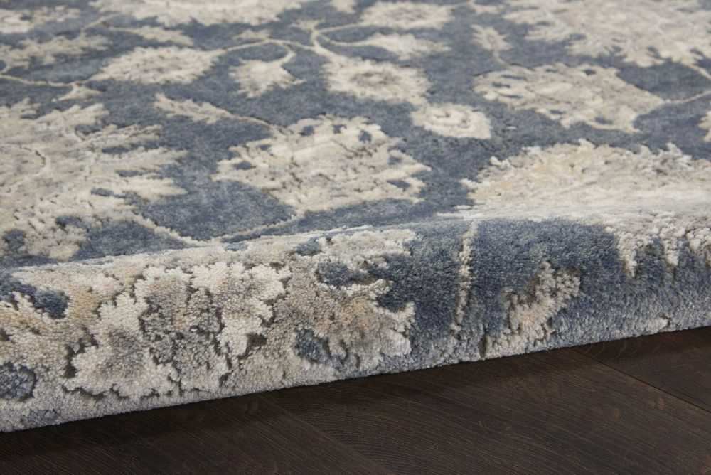 Nourison Quarry QUA06 Runner Rug - Blue & Beige
