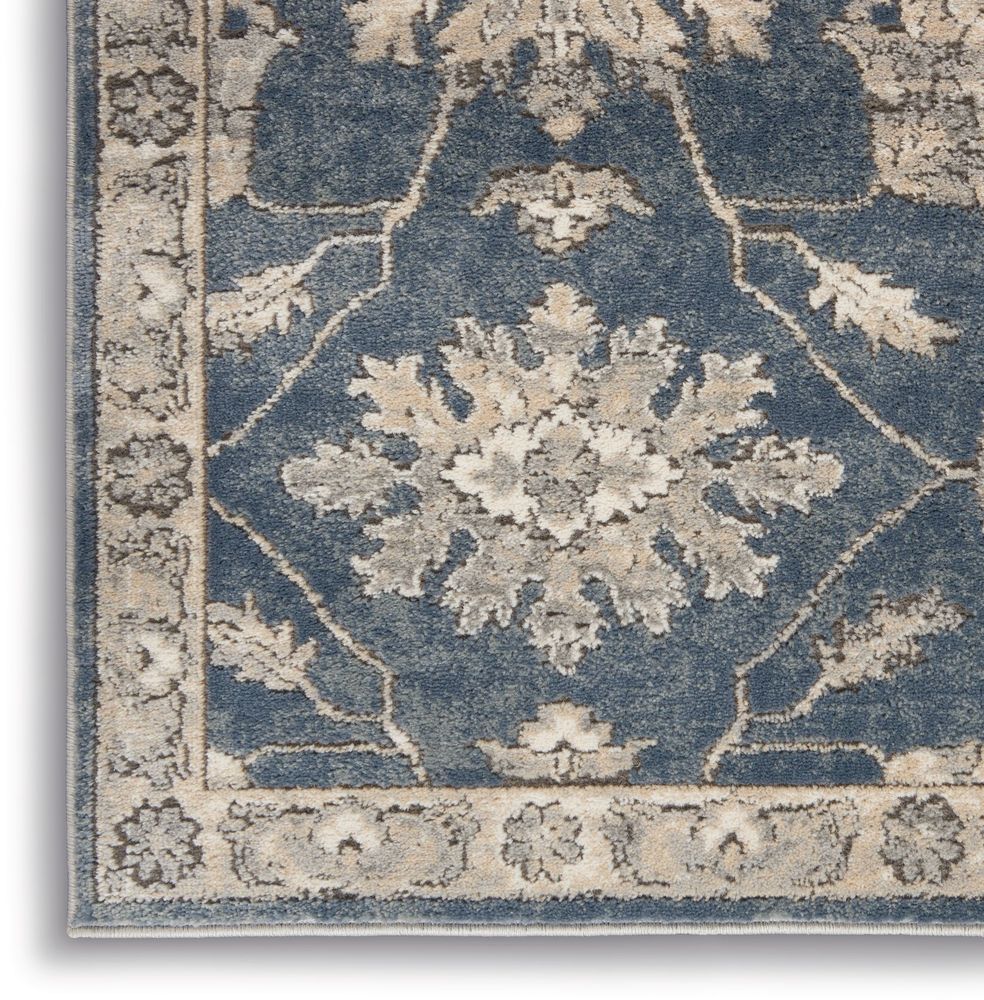 Nourison Quarry QUA06 Runner Rug - Blue & Beige