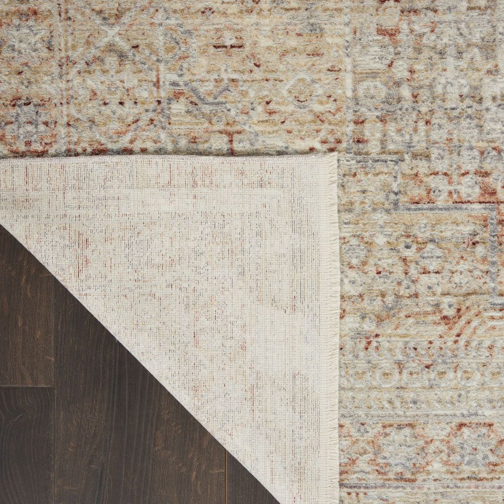 Nourison Lustrous Weave LUW02 Runner Rug - Grey & Brick