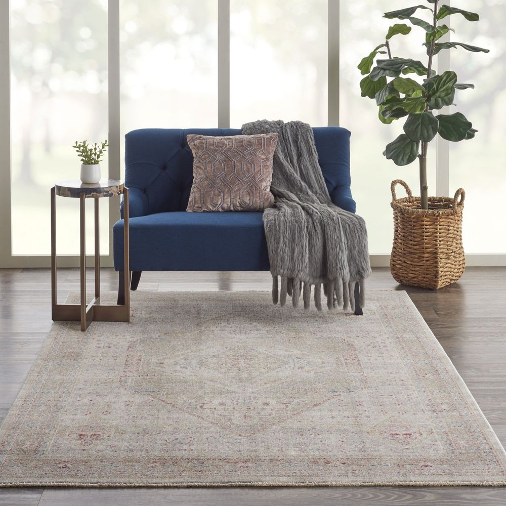 Nourison Homestead HMS03 Rug - Beige & Grey