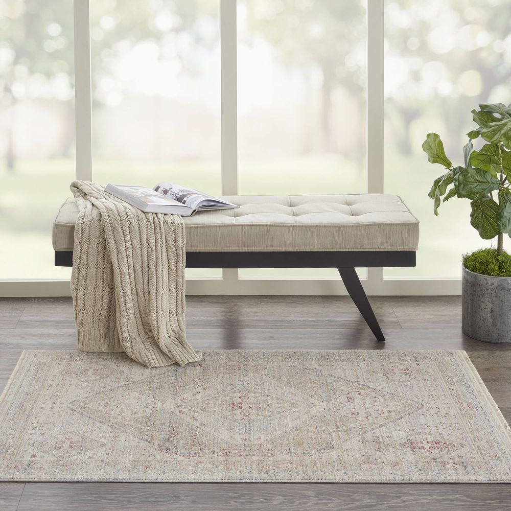 Nourison Homestead HMS03 Rug - Beige & Grey