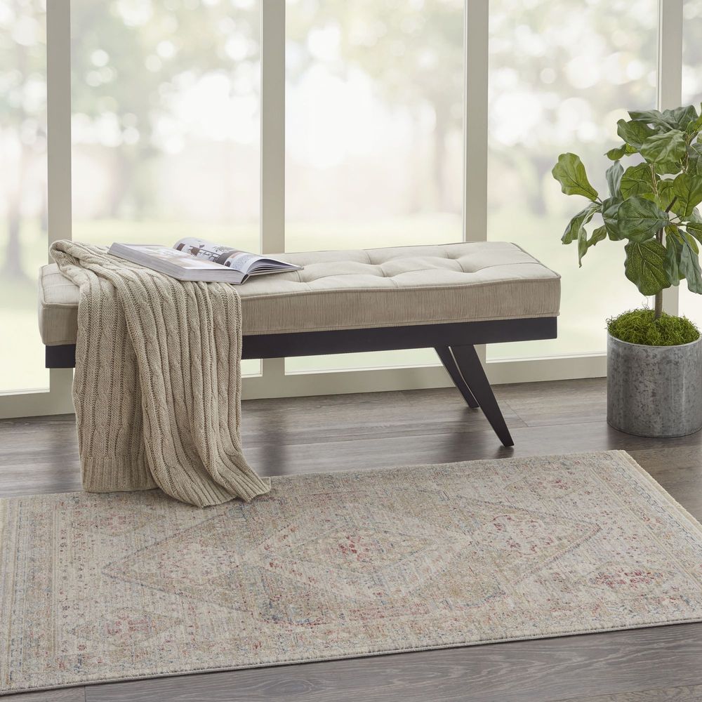 Nourison Homestead HMS03 Rug - Beige & Grey
