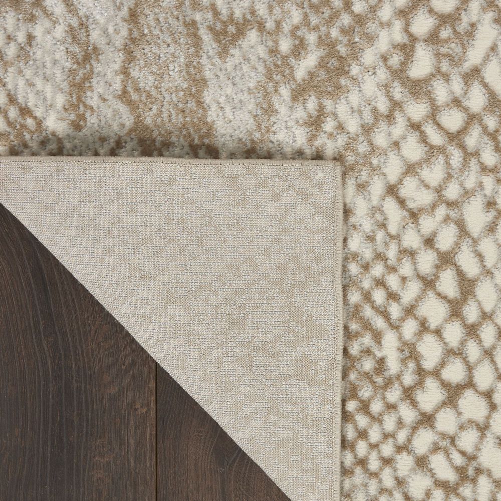 Nourison Solace SLA06 Runner Rug - Ivory & Beige