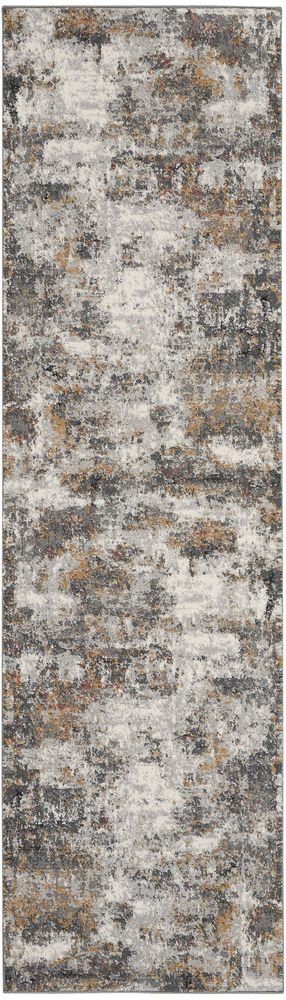 Nourison Tangra TNR03 Runner Rug - Grey & Multicolour