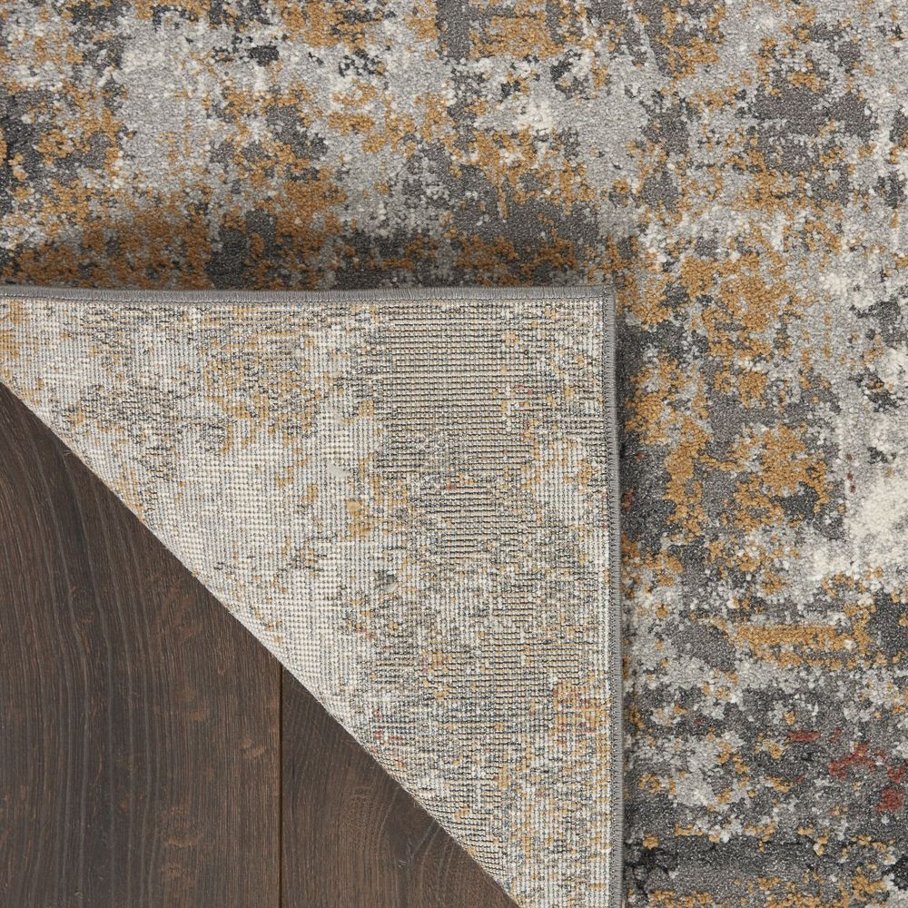 Nourison Tangra TNR03 Runner Rug - Grey & Multicolour