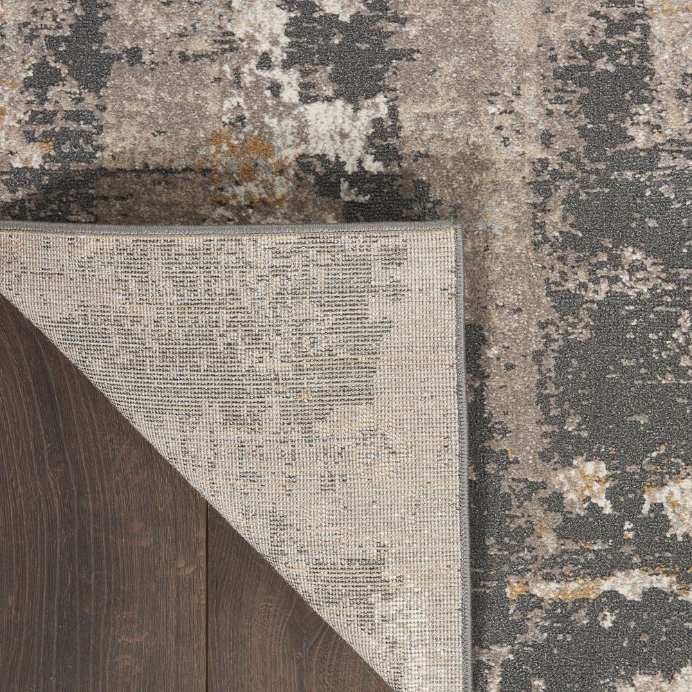 Nourison Tangra TNR05 Runner Rug - Cream & Grey