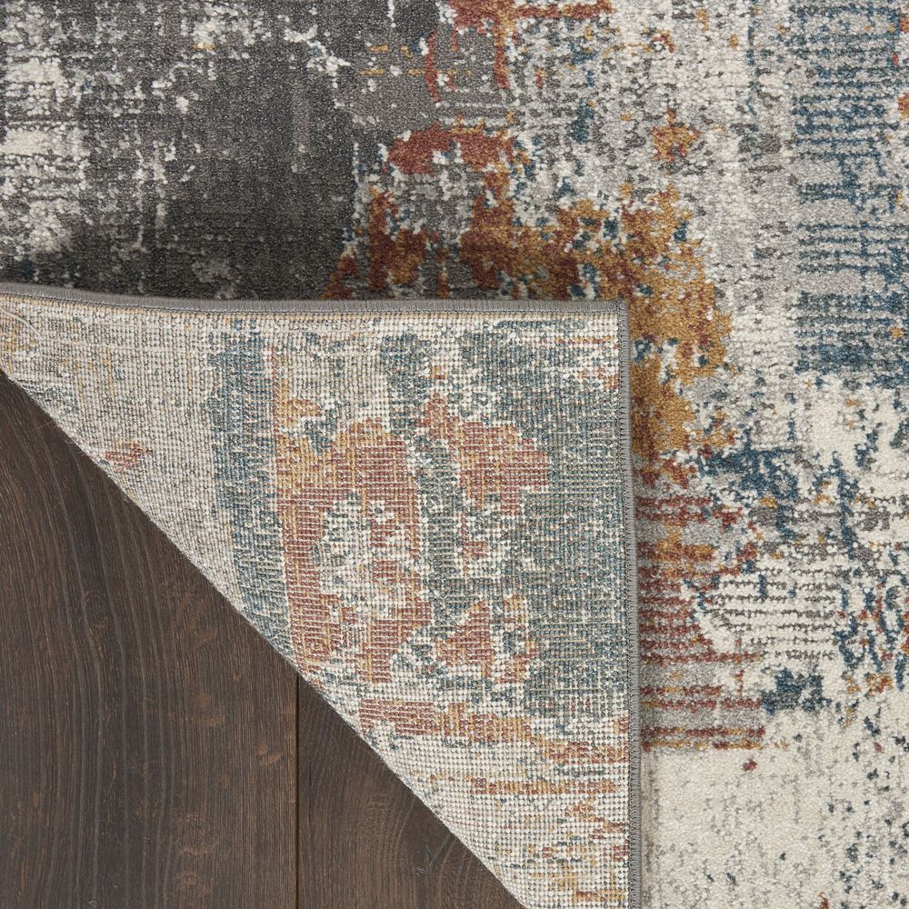 Nourison Tangra TNR06 Runner Rug - Grey & Multicolour