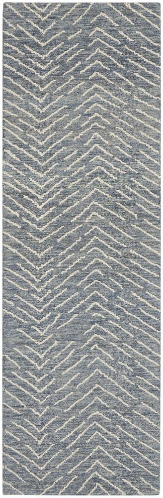 Nourison Colorado CLR02 Runner Rug - Indigo & Ivory