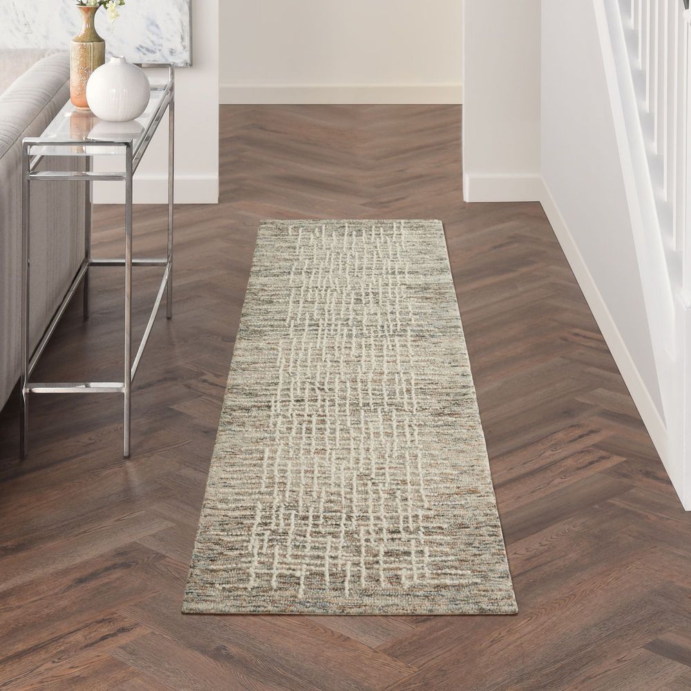 Nourison Colorado CLR03 Runner Rug - Ivory & Multicolour