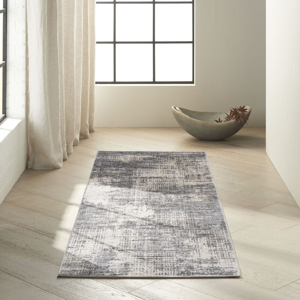 Calvin Klein CK950 Rush CK953 Runner Rug - Grey & Beige