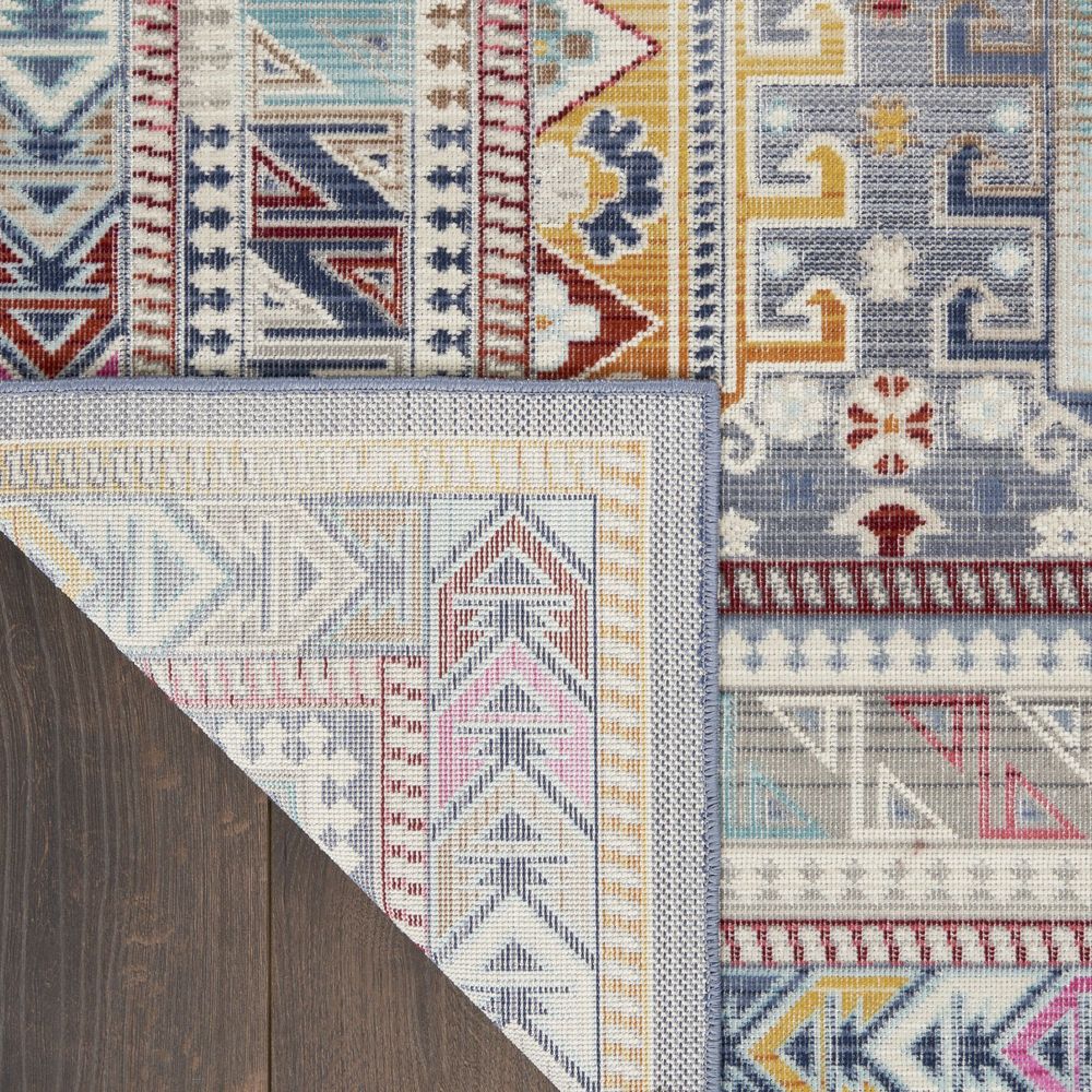 Nourison Vintage Kashan VKA06 Runner Rug - Grey & Multicolour
