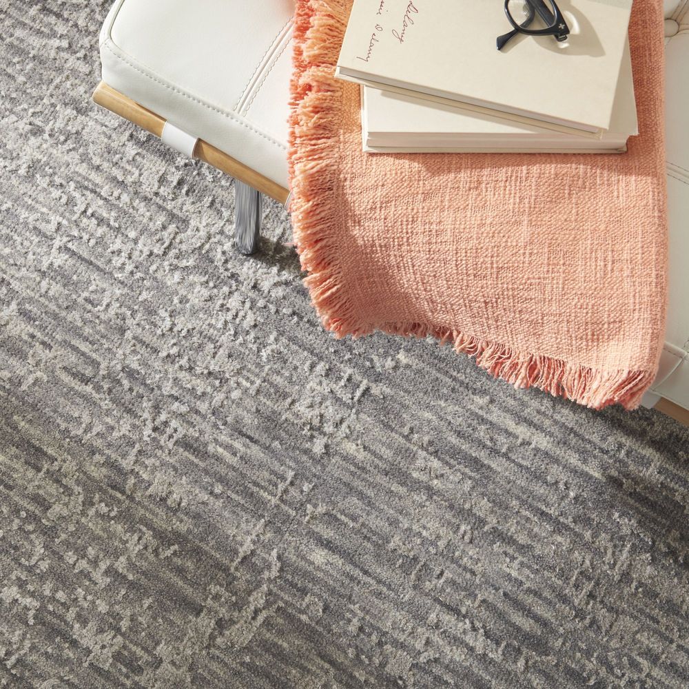Nourison Luna LUN01 Rug - Grey & Silver