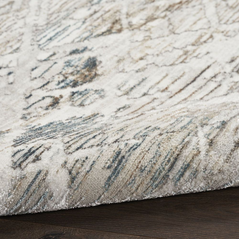 Nourison Glitz GLZ11 Runner Rug - Grey & Multicolour
