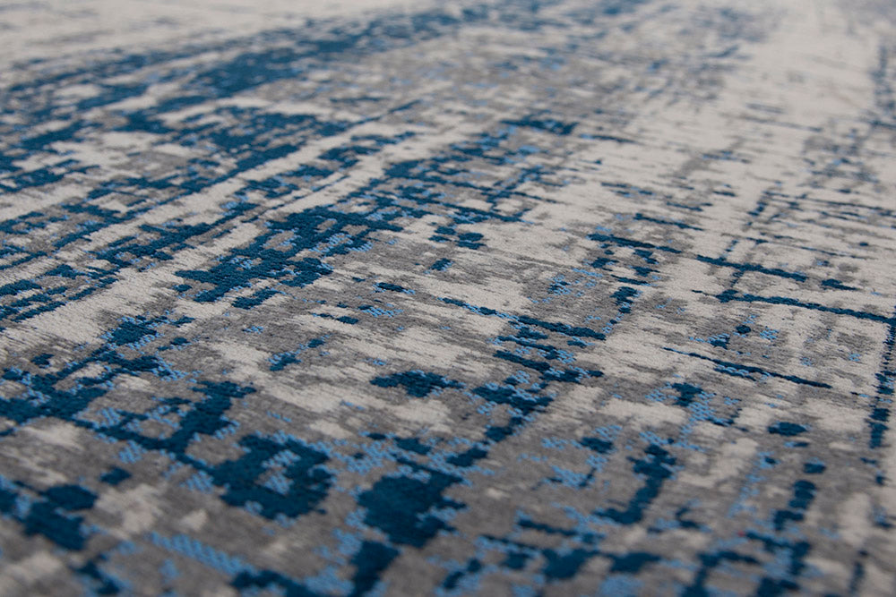 Louis De Poortere Griff Rug - Bronx Azurite 8421