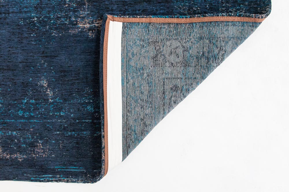Louis De Poortere Medallion Rug - Blue Night 8254