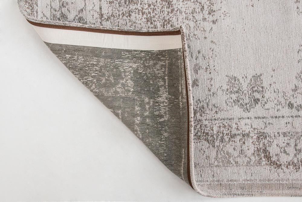 Louis De Poortere Medallion Rug - Salt & Pepper 8383