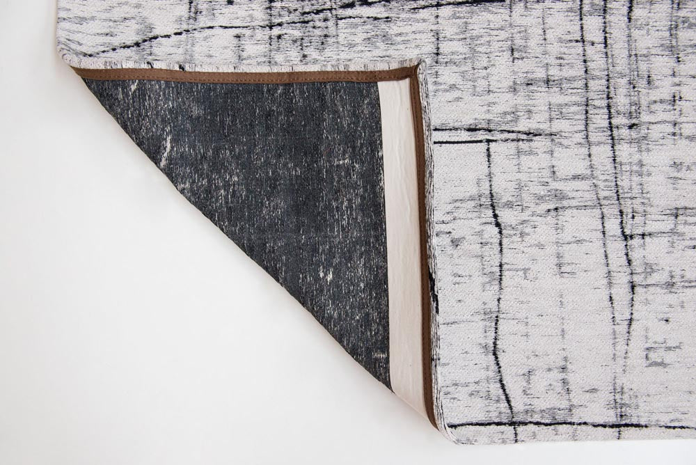 Louis De Poortere Griff Rug - Metro Black & White 8926