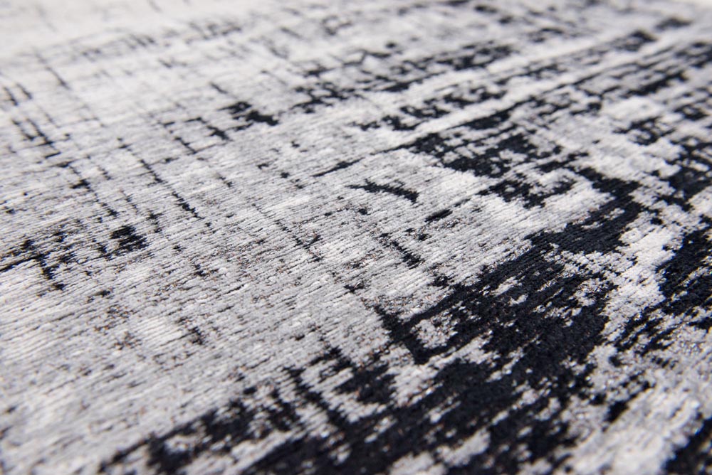 Louis De Poortere Griff Rug - Metro Black & White 8926