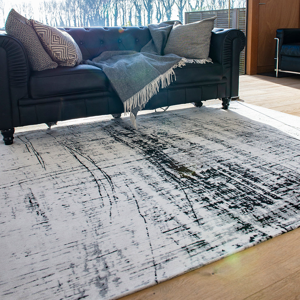 Mad Men Griff Rug - 8926 Metro Black & White