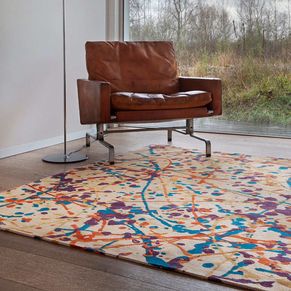 Louis De Poortere Gallery Rug - 9221 Orange Drip