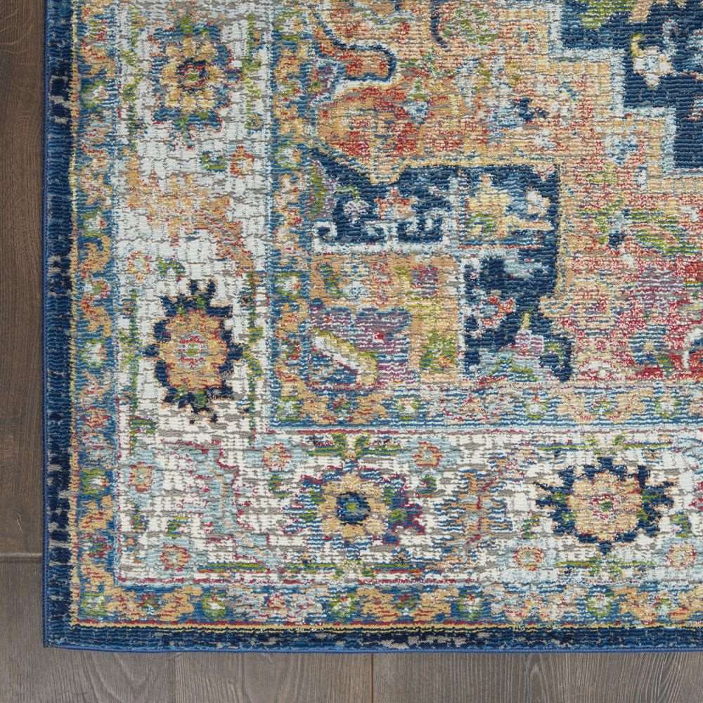 Nourison Ankara Global ANR11 Runner Rug - Blue & Multicolour