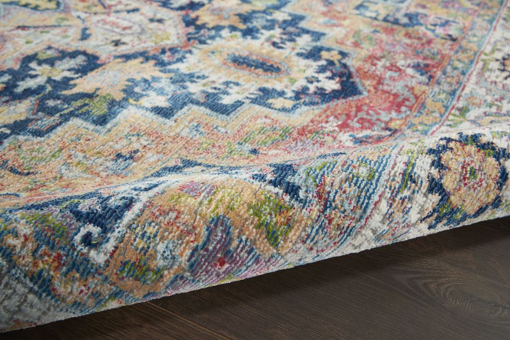 Nourison Ankara Global ANR11 Runner Rug - Blue & Multicolour