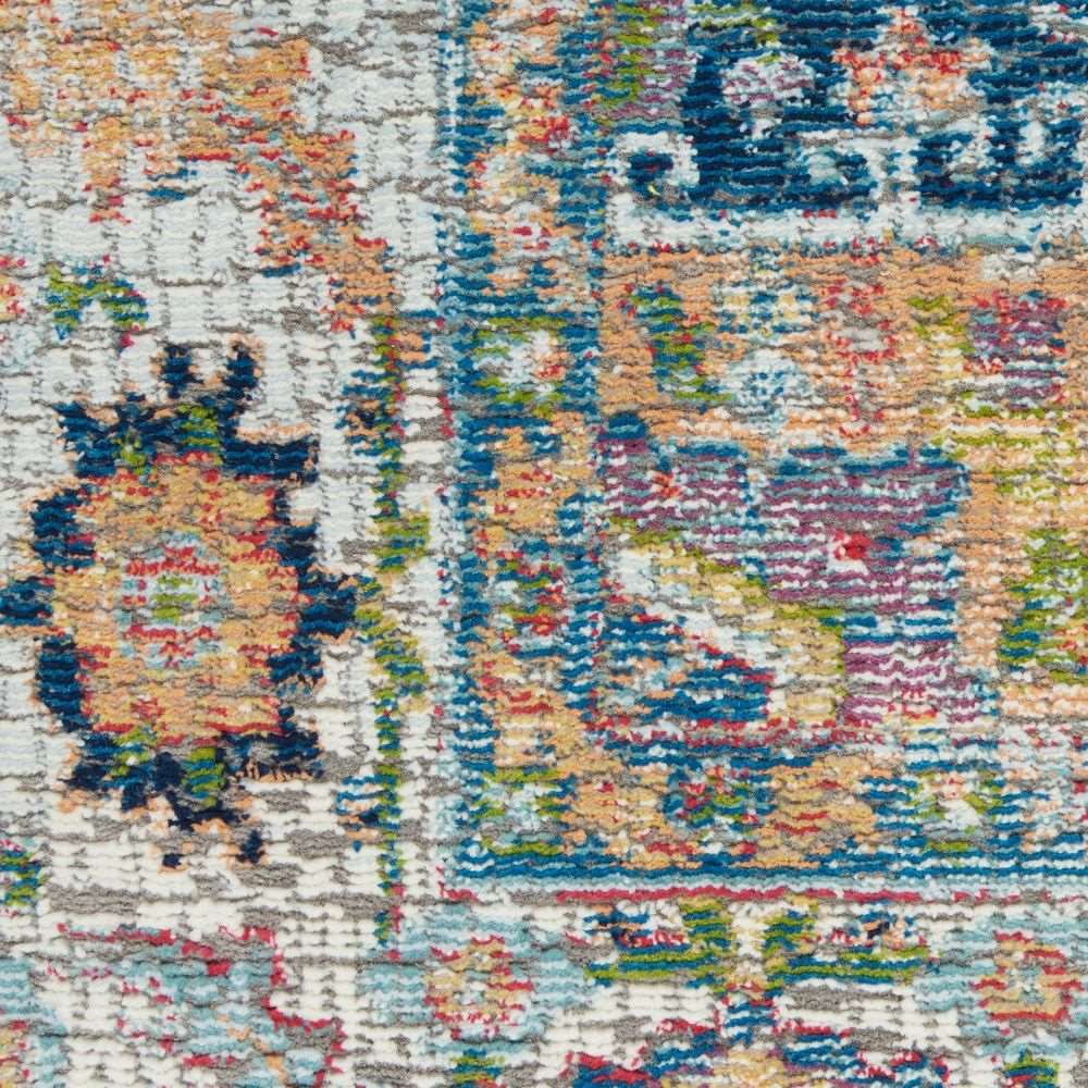 Nourison Ankara Global ANR11 Runner Rug - Blue & Multicolour