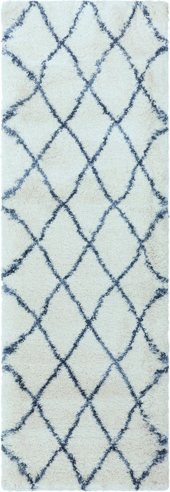 Asiatic London Cosy Textures Alto Runner Rug - AL03 Cream & Blue