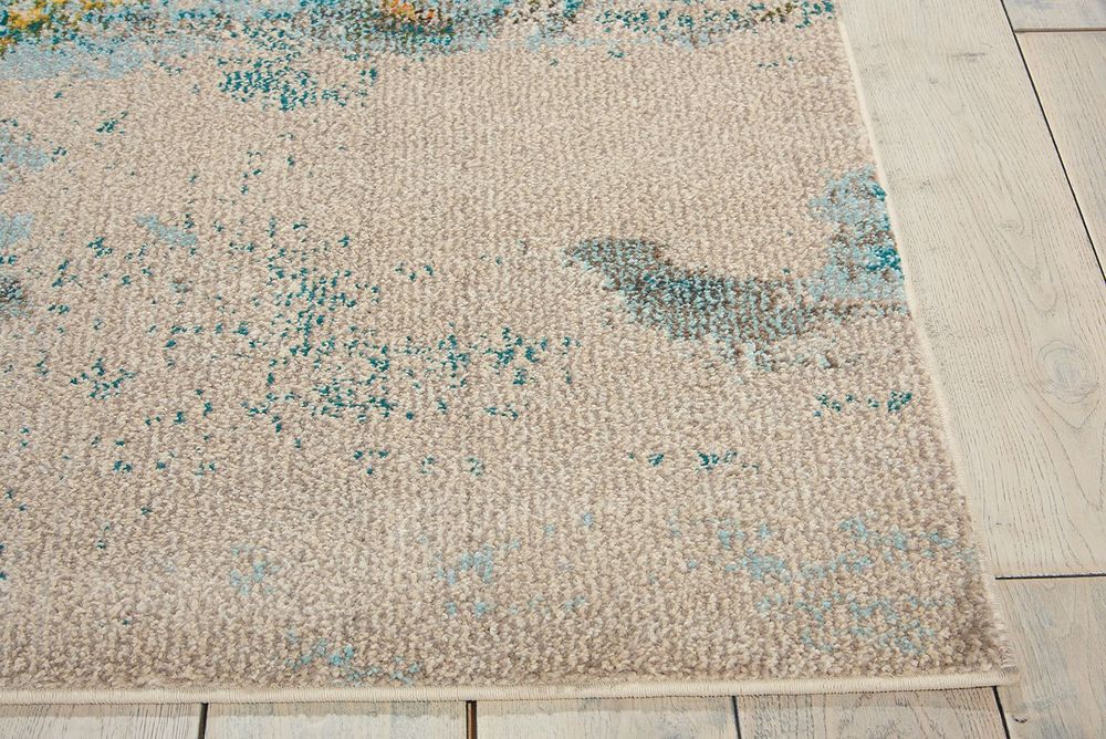 Nourison Celestial CES02 Runner Rug - Sea Leaf