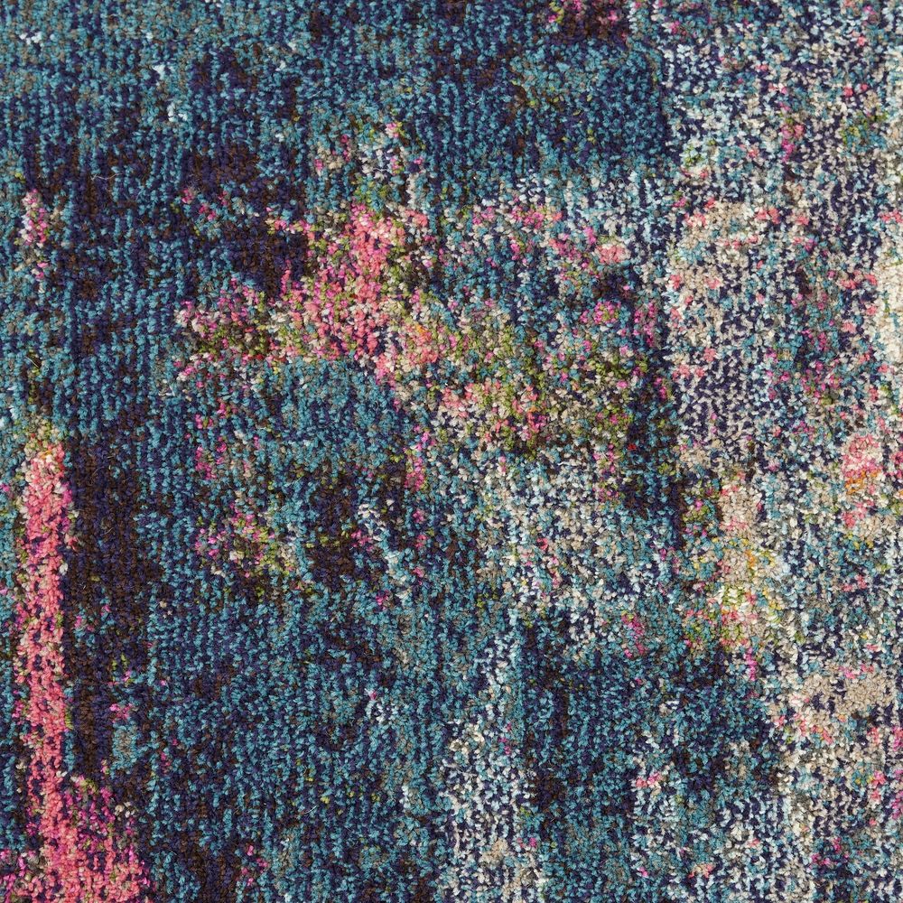 Nourison Celestial CES09 Runner Rug - Blue & Yellow