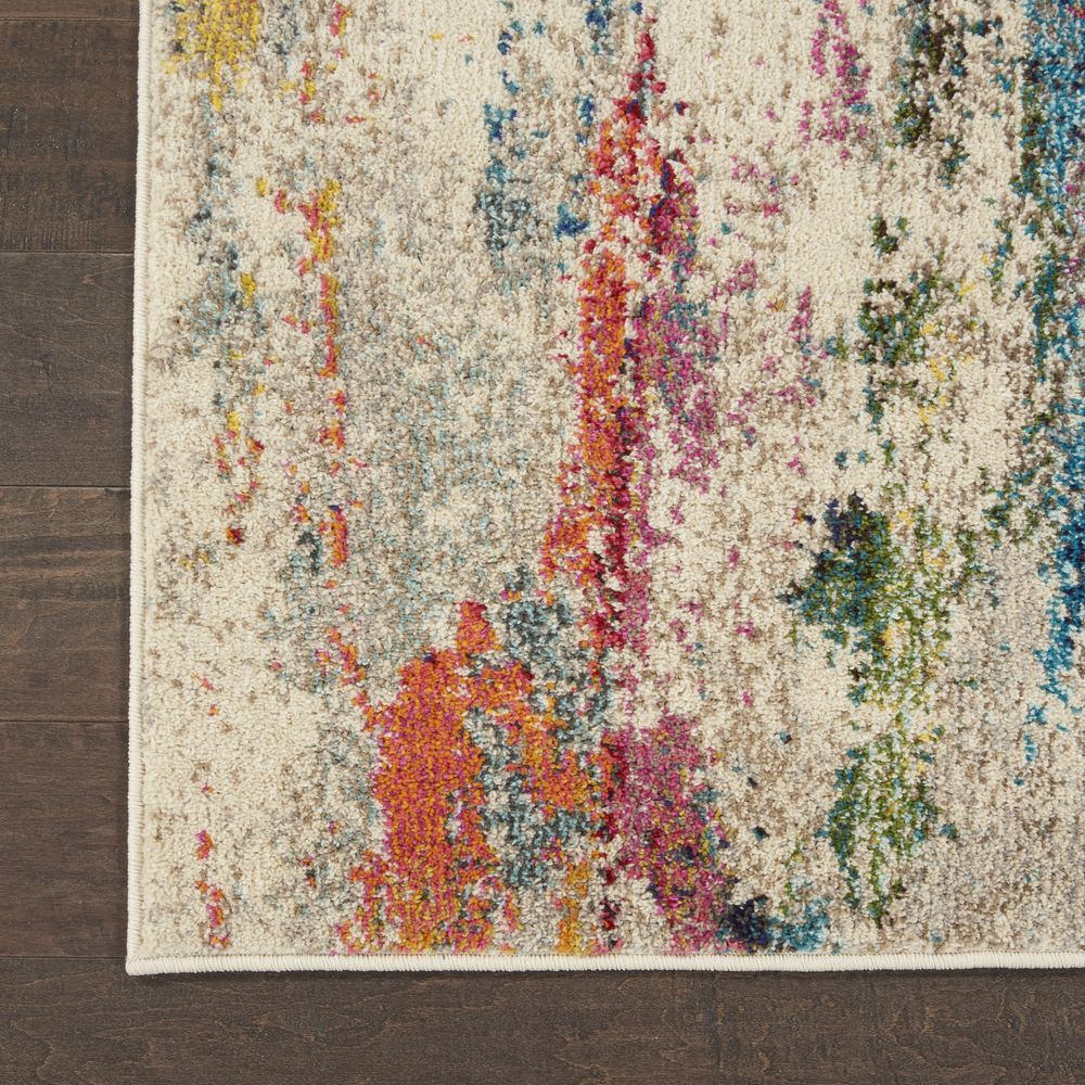 Nourison Celestial CES12 Runner Rug - Ivory & Multicolour