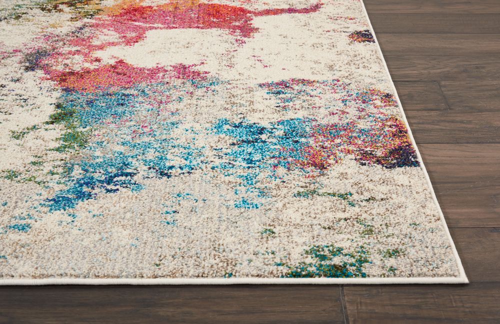 Nourison Celestial CES12 Runner Rug - Ivory & Multicolour