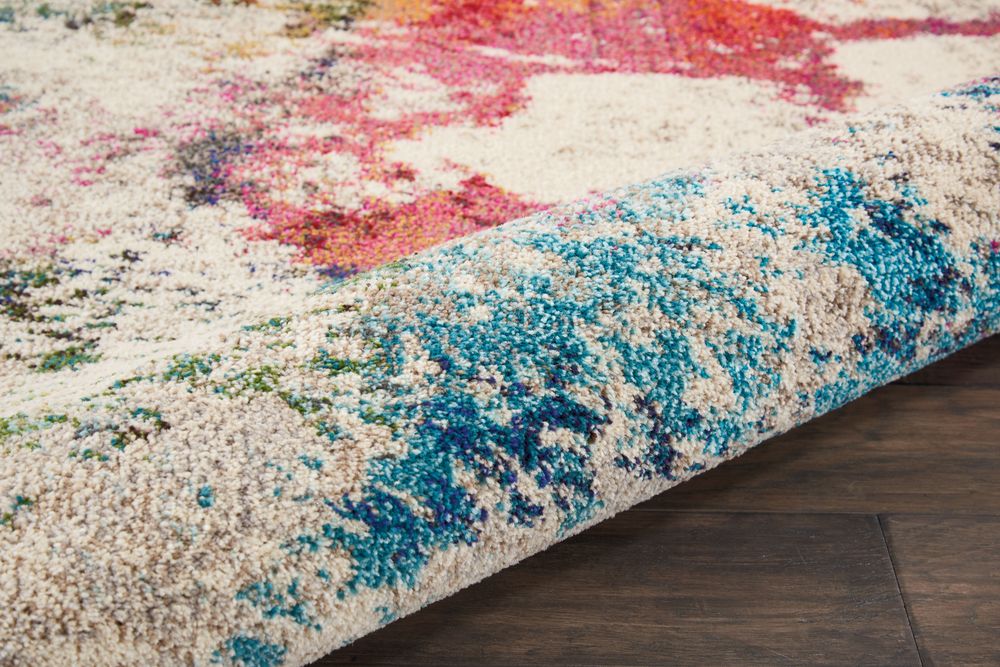 Nourison Celestial CES12 Runner Rug - Ivory & Multicolour