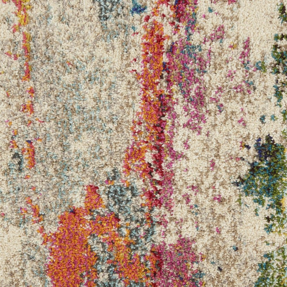 Nourison Celestial CES12 Runner Rug - Ivory & Multicolour