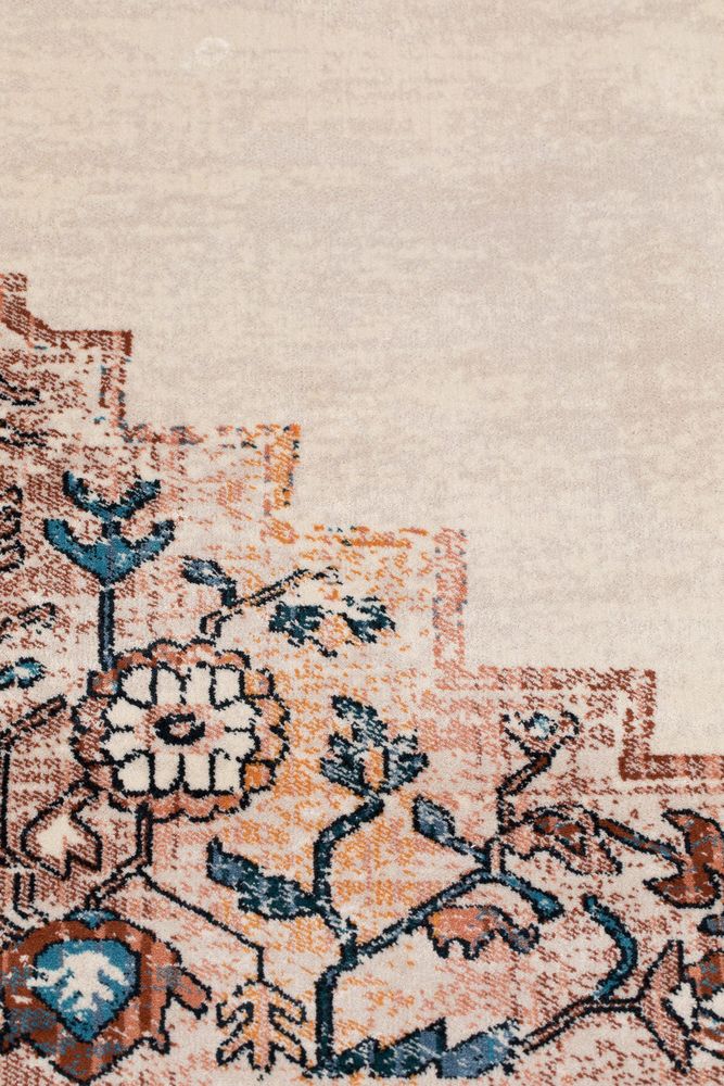 Dutchbone Mahal Rug - Blue & Brick