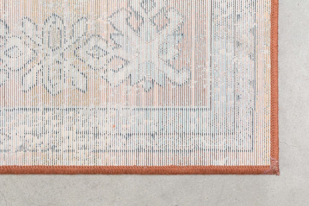 Dutchbone Mahal Rug - Blue & Brick