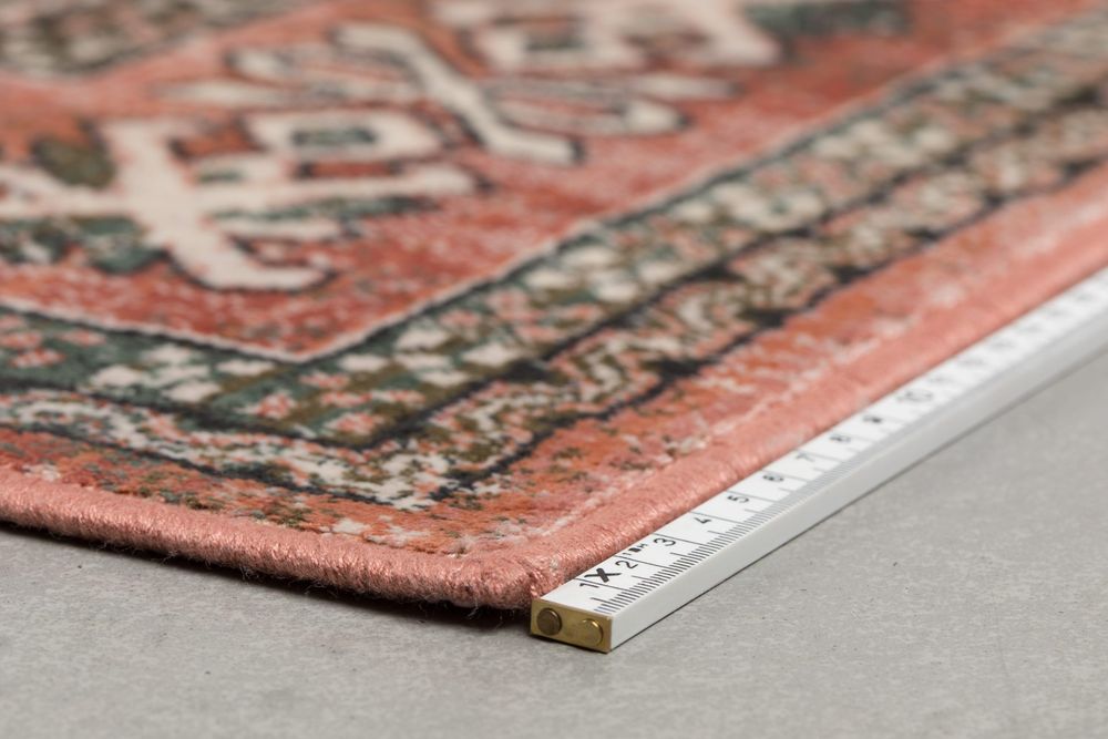 Dutchbone Mahal Rug - Pink & Olive